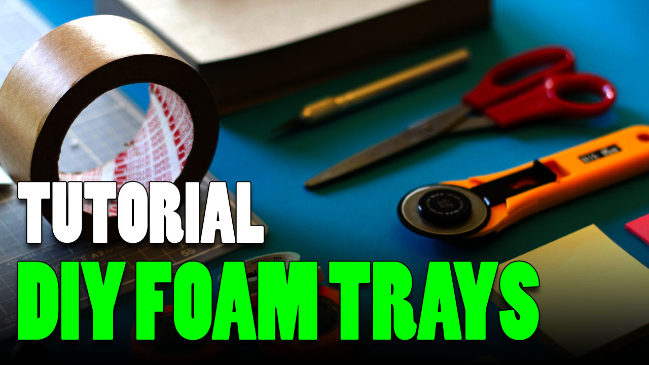 Easy Tutorial on Making Your Own Miniature Foam Trays