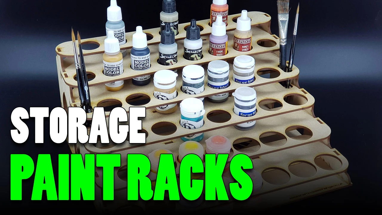 The Best Acrylic Paint Rack for Miniature Paints (Cheap)