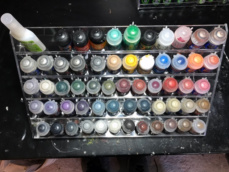 The Best Acrylic Paint Rack for Miniature Paints (Cheap)